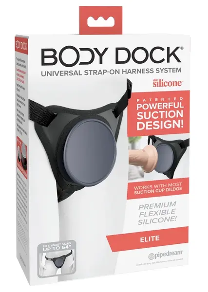 Pipedream Body Dock Elite Adjustable Harness System, Silicone Plate