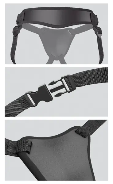 Pipedream Body Dock Elite Adjustable Harness System, Silicone Plate