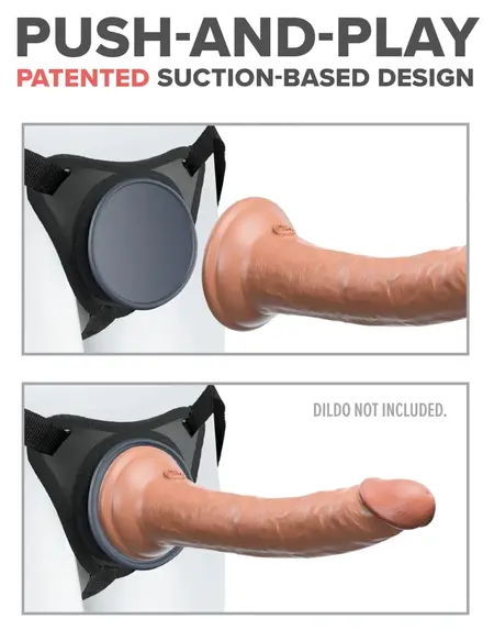 Pipedream Body Dock Elite Adjustable Harness System, Silicone Plate