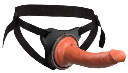 King Cock Elite Comfy Silicone Body Dock Kit Adjustable Harness 21cm