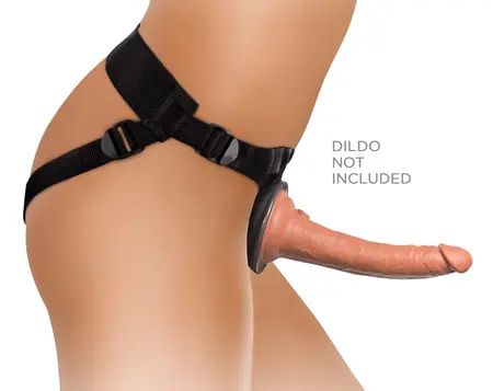 King Cock Elite Comfy Body Dock Adjustable Strap-On Harness Black