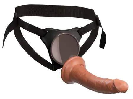 King Cock Elite Comfy Body Dock Adjustable Strap-On Harness Black