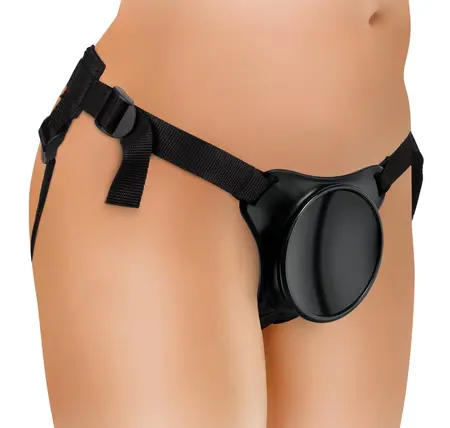 King Cock Elite Beginner Adjustable Strap-On Harness System Black