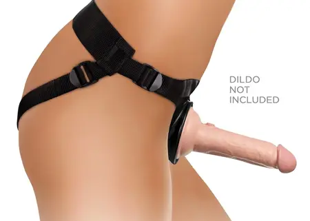 King Cock Elite Beginner Adjustable Strap-On Harness System Black