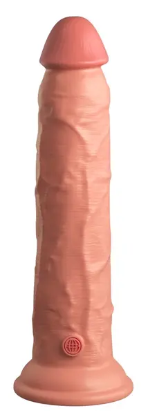 King Cock Elite 9” Dual Density Model, Light, Suction Cup, Silicone