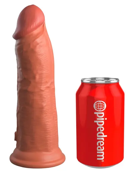 King Cock Elite KCE 8 Dual Density Silicone Model Tan 22 cm