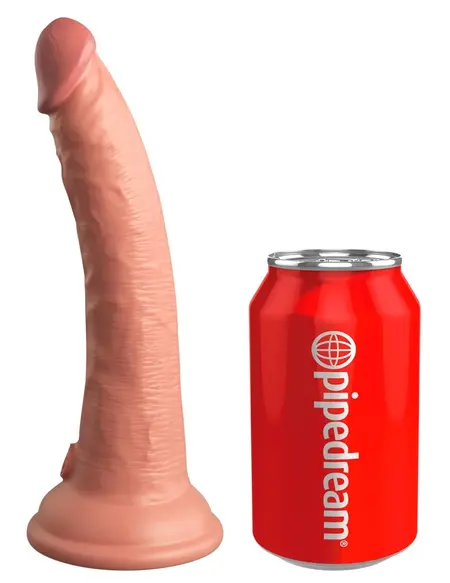 King Cock Elite KCE 7 Dual Density Silicone Model, Light, 21 cm