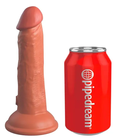 King Cock Elite KCE 6 Tan Dual Density Intimate Machine Silicone 18cm