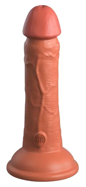 King Cock Elite KCE 6 Tan Dual Density Intimate Machine Silicone 18cm