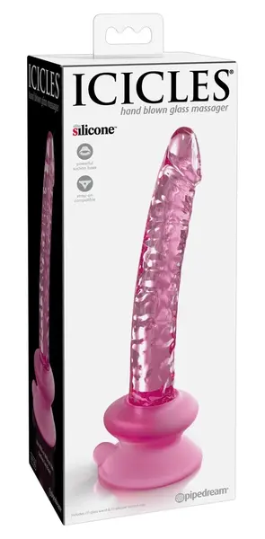 Pipedream Icicles No. 86 Glass Intimate Massager with Suction Cup 17cm
