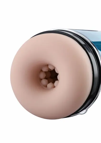 Hismith KlicLok Vibrating Stroker - 9-Mode Thrusting Cup, Black