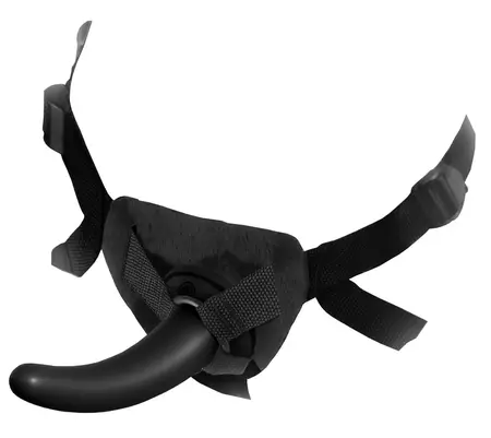 AFC Strap-On Set The Pegger - Adjustable Harness & Curved Insert 12cm