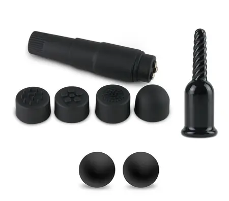 FFSLE Ultimate Bondage Kit 10-Piece Set with Accessories Black