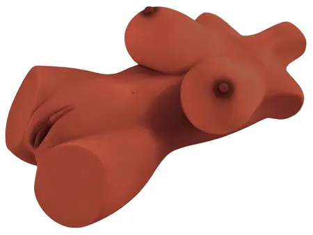 PDX Plus Perfect 10 Torso Brown Anatomical Intimate Machine 44.5 cm