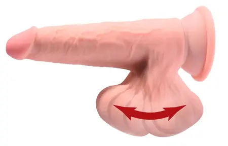 King Cock Plus 8” Triple Density Anatomical Model with Flexible Base