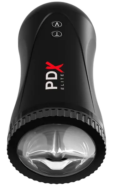 PDX Elite Moto Stroker Automatic Intimate Machine 21cm USB Black