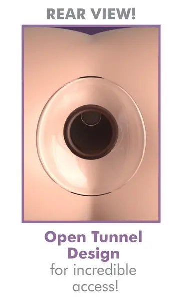 AFE Glass Tunnel Plug Beginner 9.6 cm Transparent Borosilicate