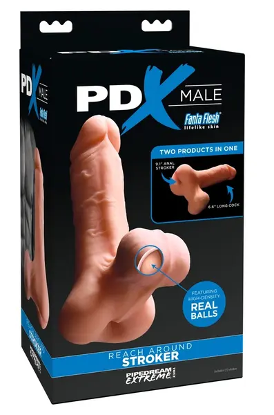 PDX Male Reach Around Intimate Machine Sleeve TPE 24 cm