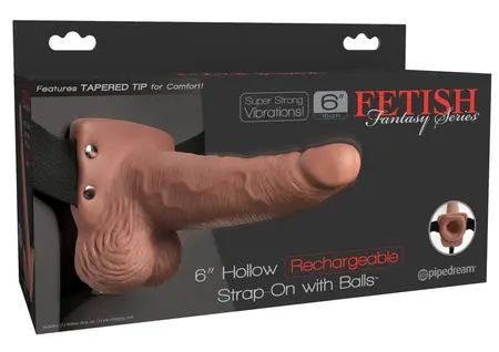 Fetish Fantasy Series FF6 Hollow Strap-On Vibrating Harness 17.8 cm