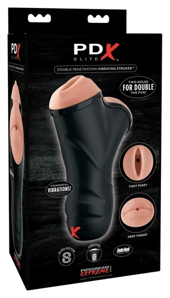 Pipedream PDX Double Entry Vibrating Intimate Device 22.5 cm
