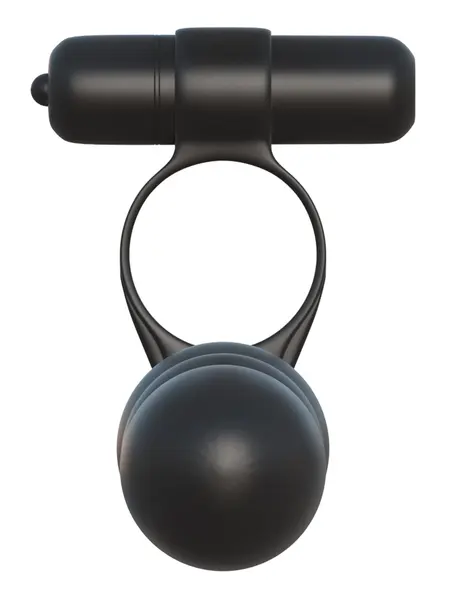 FCR Posable Partner Double Intimate System with Vibro-Bullet, Black