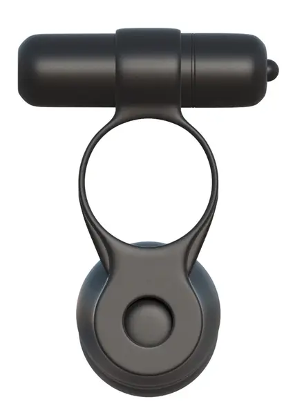 FCR Posable Partner Double Intimate System with Vibro-Bullet, Black