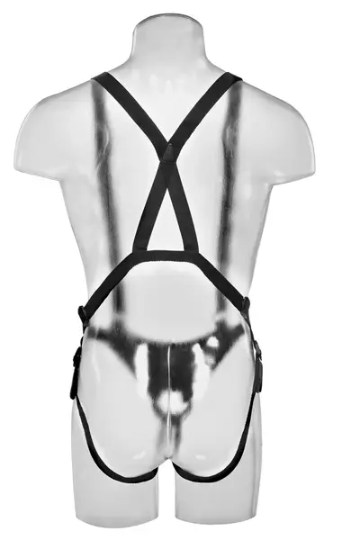 King Cock KC10 Hollow Adjustable Harness System Black 20 cm