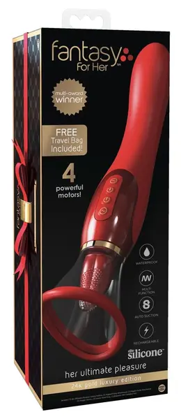 Her Ultimate Pleasure Holi Multi-Function Intimate Device, Pink, 25.4cm