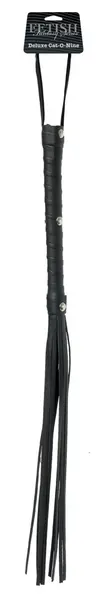 Fetish Fantasy Series Deluxe Cat O'Nine Black Flogger 65 cm