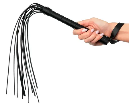 Fetish Fantasy Series Deluxe Cat O'Nine Black Flogger 65 cm