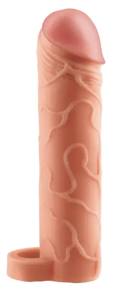 Fetish Fantasy Series FXTP Extension Sleeve with Ball Ring 19cm Light