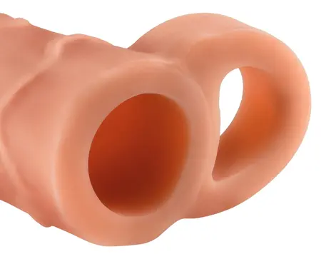 Fetish Fantasy Series FXTP Extension Sleeve with Ball Ring 19cm Light