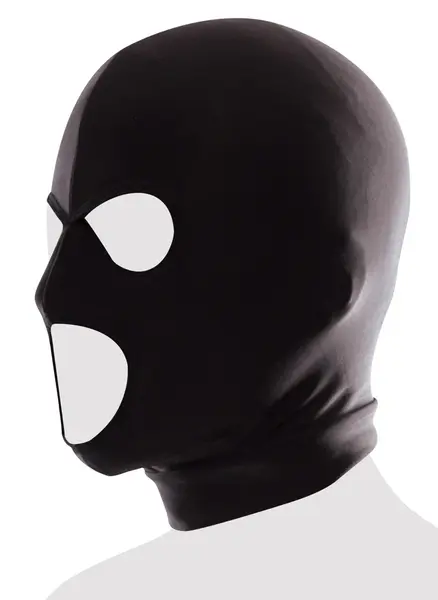 FFS Spandex Flexible 3-Opening Hood Mask Black Unisex