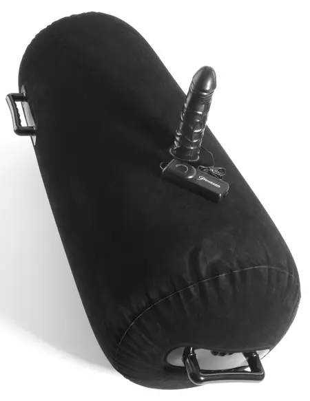 FFS Luv Log Inflatable Intimate Machine with Multi-Speed Vibration, Black