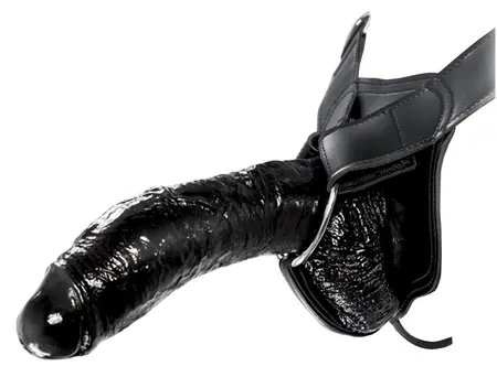 Fetish Fantasy Extreme Hollow Strap-On Adjustable 26cm Black