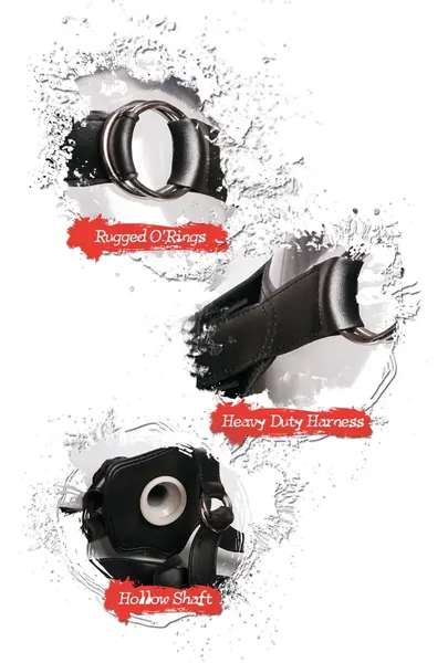 Fetish Fantasy Extreme Hollow Strap-On Adjustable 26cm Black