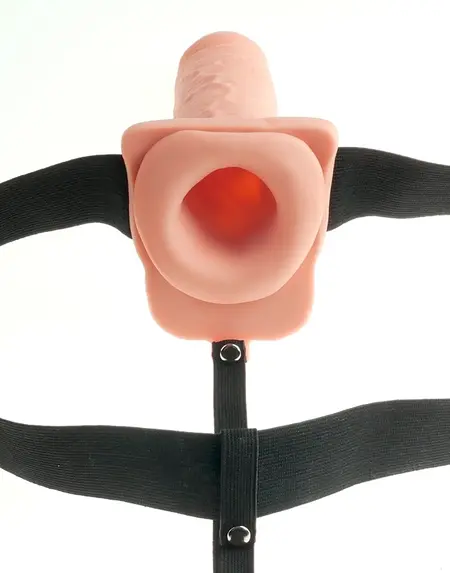 Fetish Fantasy Series 7 Hollow Strap-On Vibrator Light 18.9cm