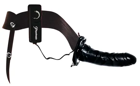 FFSFHOH Vibrating Hollow Strap-On System with Adjustable Harness 17cm