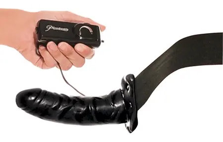 FFSFHOH Vibrating Hollow Strap-On System with Adjustable Harness 17cm