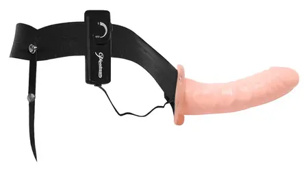 FFSFHOH Vibrating Hollow Strap-On System 17 cm - Adjustable Harness