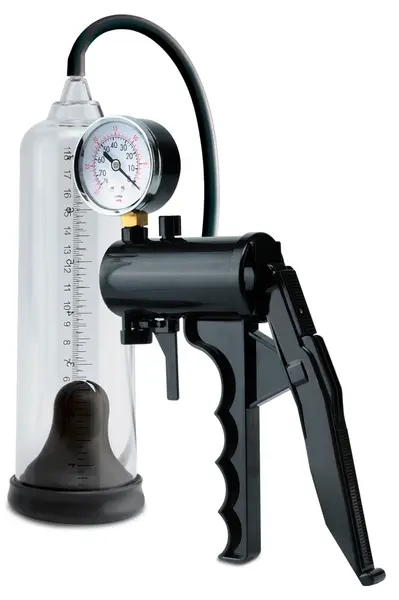 Pipedream Max-Precision Power Pump with Manometer 22.5cm Black