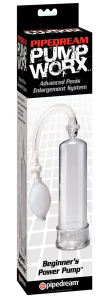 Pipedream Pump Worx Beginner Power Pump Transparent 19 cm