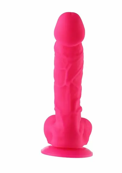 Hismith KlicLok 21 cm Silicone Attachment Pink with Suction Base