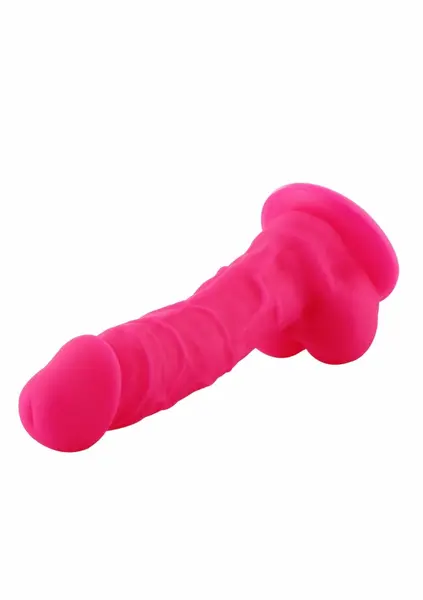 Hismith KlicLok 21 cm Silicone Attachment Pink with Suction Base