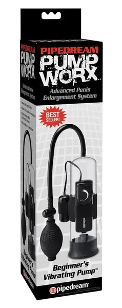 Pipedream Beginner Vibrating Pump Transparent 22cm Multi-Speed System