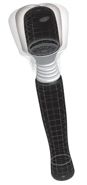 Pipedream Wanachi Mini Massager Black Multi-Speed 21cm Compact Wand