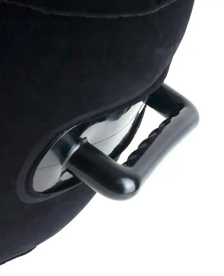 FFS Inflatable Hot Seat Black - Vibrating Intimate Machine, Velvet Cover