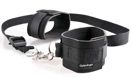 FFS Cuff & Tether Set Black - Adjustable Restraint System