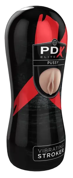 Pipedream PDX Vibrating Intimate Stroker 17.5 cm TPR Flesh