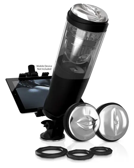 Pipedream Deluxe Mega-Bator Multi-Opening Intimate Machine 35.6cm ABS/TPE